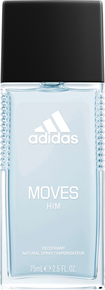 adidas Deo Naturalspray moves for him, 75 ml