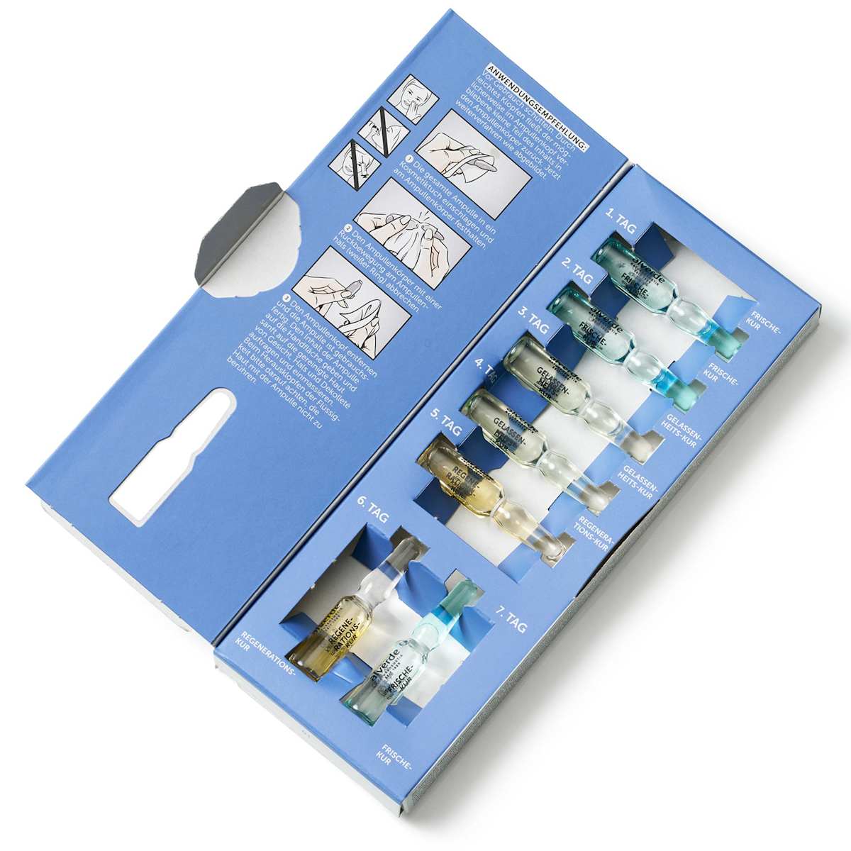 alverde NATURKOSMETIK 7-Day Ampoule Treatment with Organic Bach Flowers, 7 ml