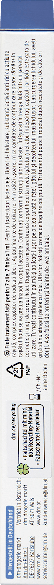 alverde NATURKOSMETIK 7-Day Ampoule Treatment with Organic Bach Flowers, 7 ml
