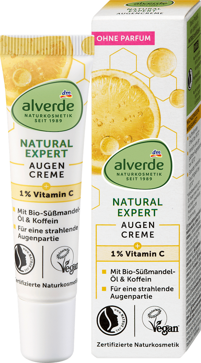 alverde NATURKOSMETIK Eye Cream Natural Expert Vitamin C, 15 ml