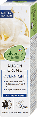 alverde NATURKOSMETIK Eye Cream Overnight, 15 ml