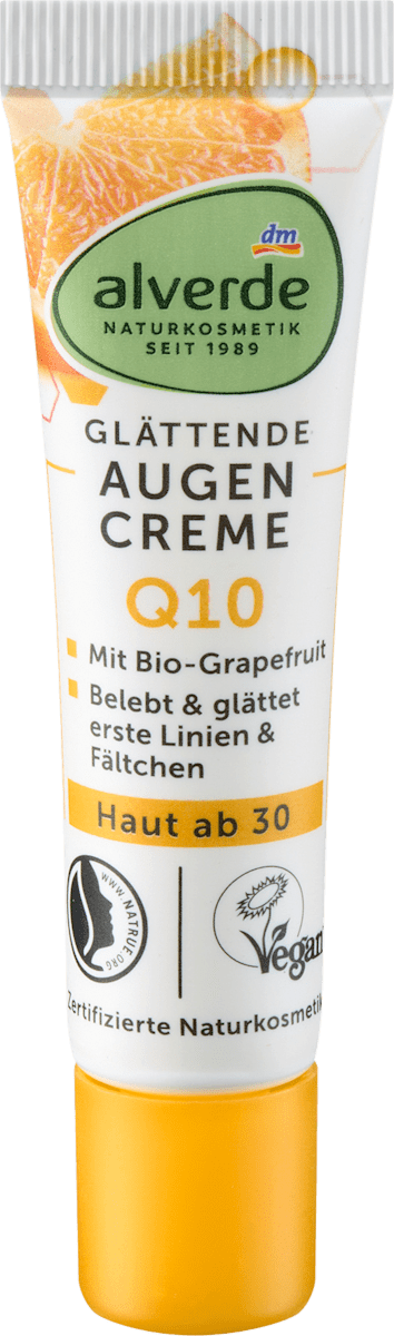 alverde NATURKOSMETIK Eye Cream Q10 Smoothing, 15 ml