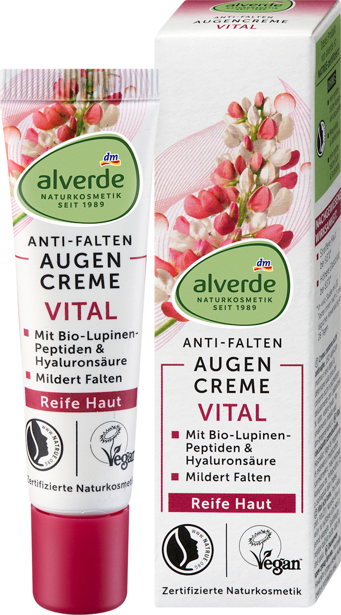 alverde NATURKOSMETIK Eye Cream Vital, 15 ml