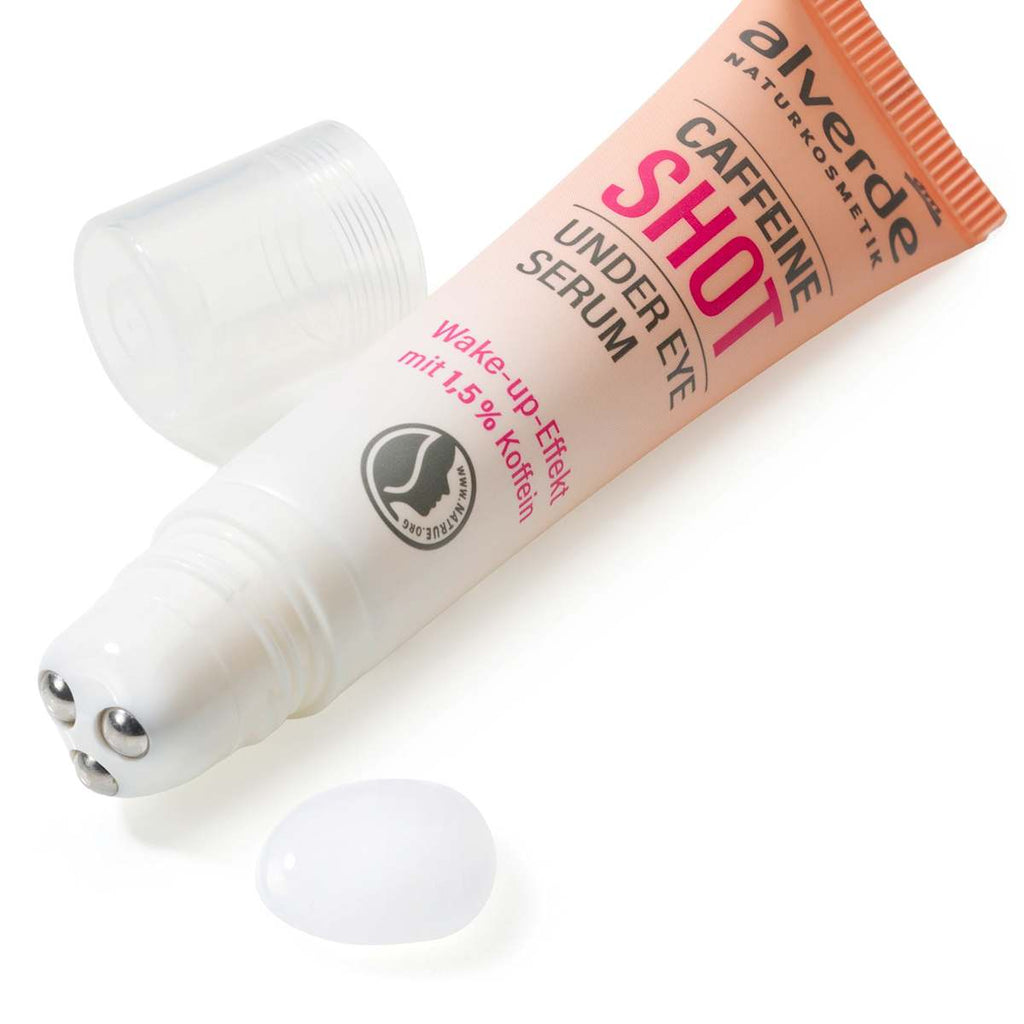 alverde NATURKOSMETIK Eye Serum Under Eye Caffeine Shot, 15 ml