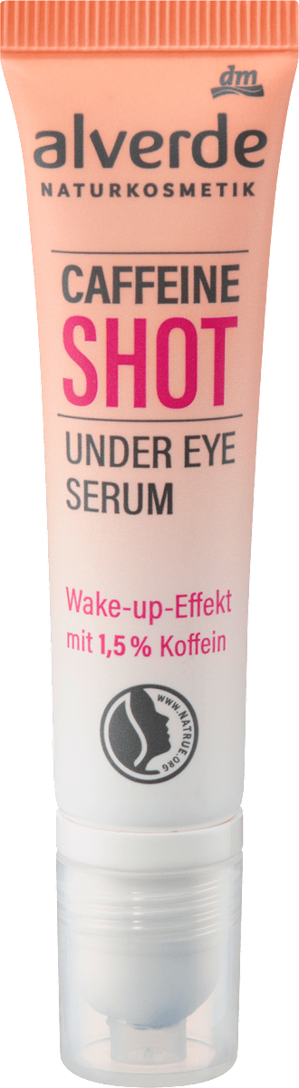 alverde NATURKOSMETIK Eye Serum Under Eye Caffeine Shot, 15 ml