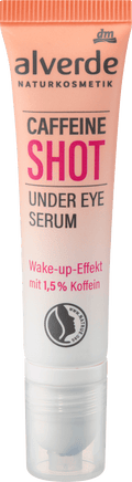 alverde NATURKOSMETIK Eye Serum Under Eye Caffeine Shot, 15 ml