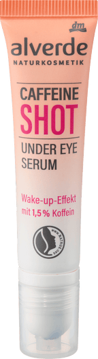 alverde NATURKOSMETIK Eye Serum Under Eye Caffeine Shot, 15 ml