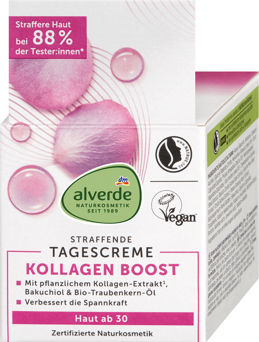 alverde NATURKOSMETIK Face Cream Collagen Boost, 50 ml