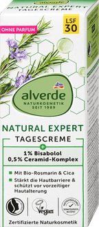 alverde NATURKOSMETIK Face Cream Natural Expert SPF 30, 50 ml