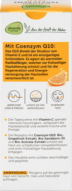 alverde NATURKOSMETIK Face Cream Q10 Skin 30+, 50 ml
