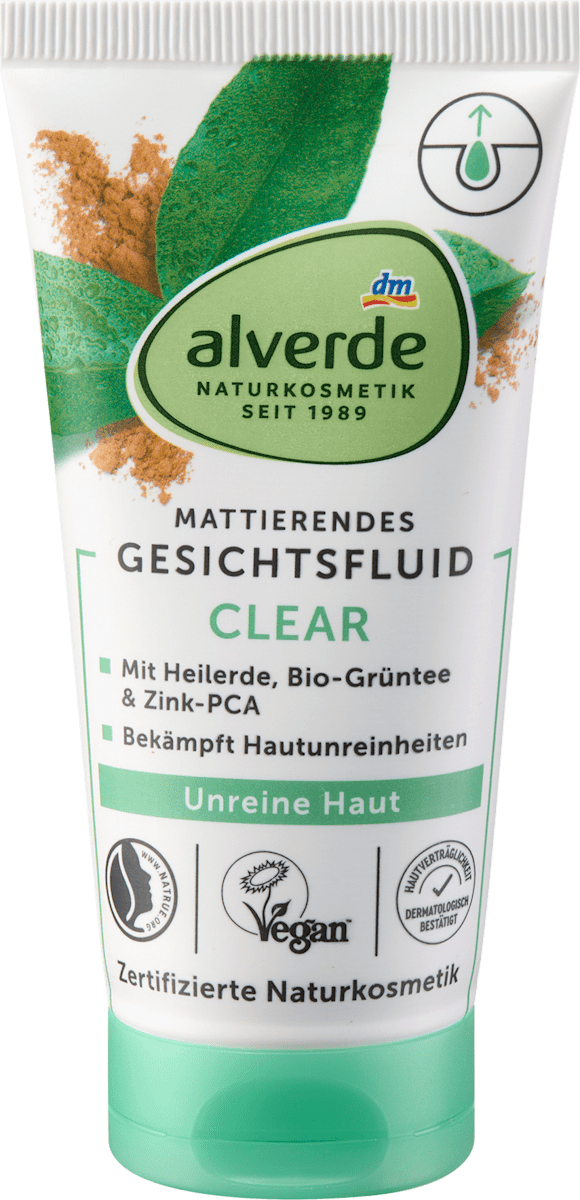 alverde NATURKOSMETIK Face Fluid Clear, 50 ml