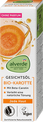 alverde NATURKOSMETIK Face Oil Organic Carrot, 30 ml