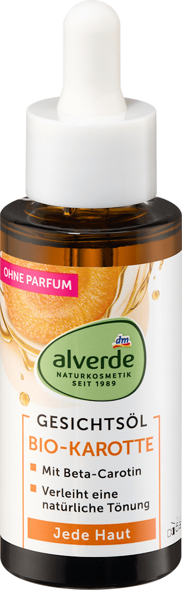 alverde NATURKOSMETIK Face Oil Organic Carrot, 30 ml