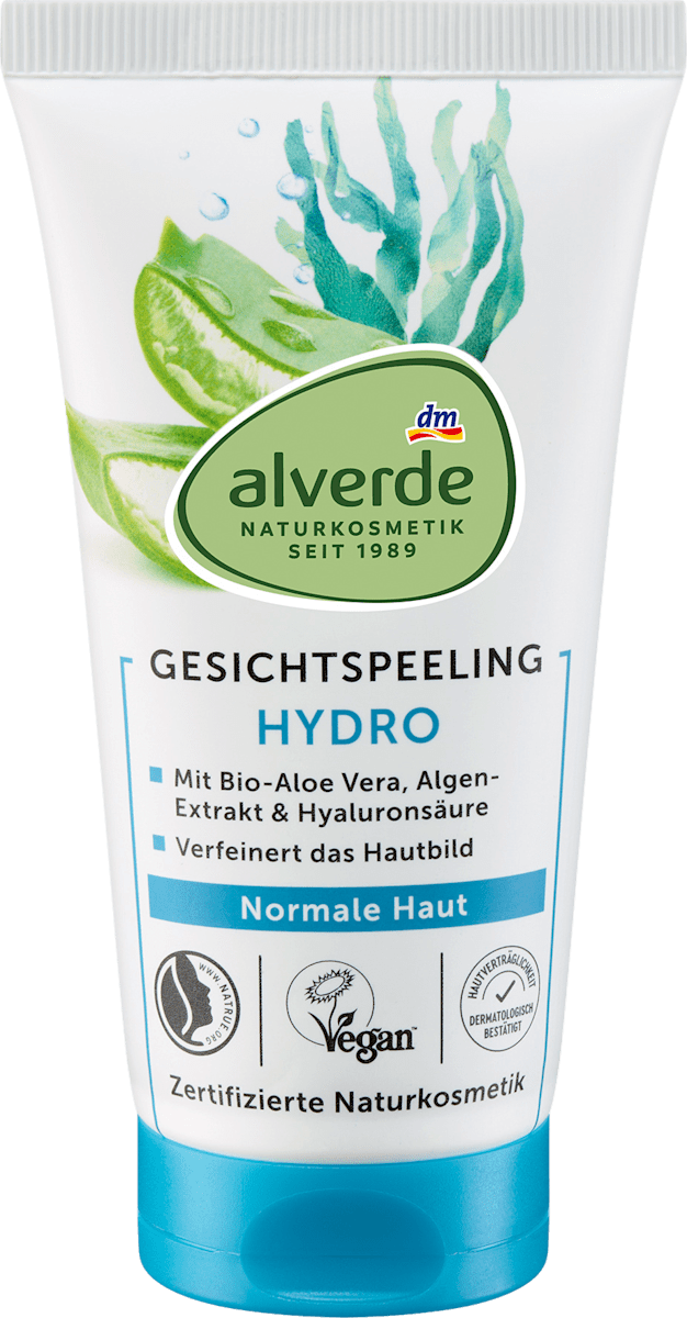 alverde NATURKOSMETIK Face Scrub Hydro, 75 ml