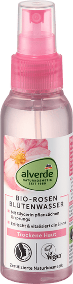 alverde NATURKOSMETIK Facial Toner Rose Blossom, 100 ml