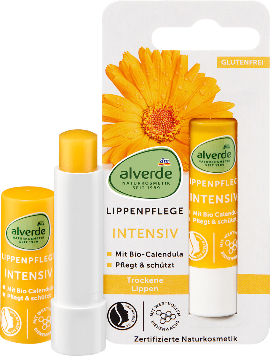 alverde NATURKOSMETIK Calendula Lip Balm, 4.8 g