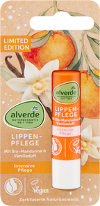 alverde NATURKOSMETIK Lip Care Mandarin + Vanilla Scent, 4.8 g
