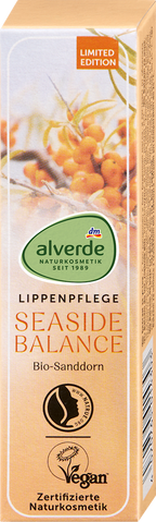 alverde NATURKOSMETIK Lip Care Seaside Balance Sea Buckthorn Oat, 10 ml