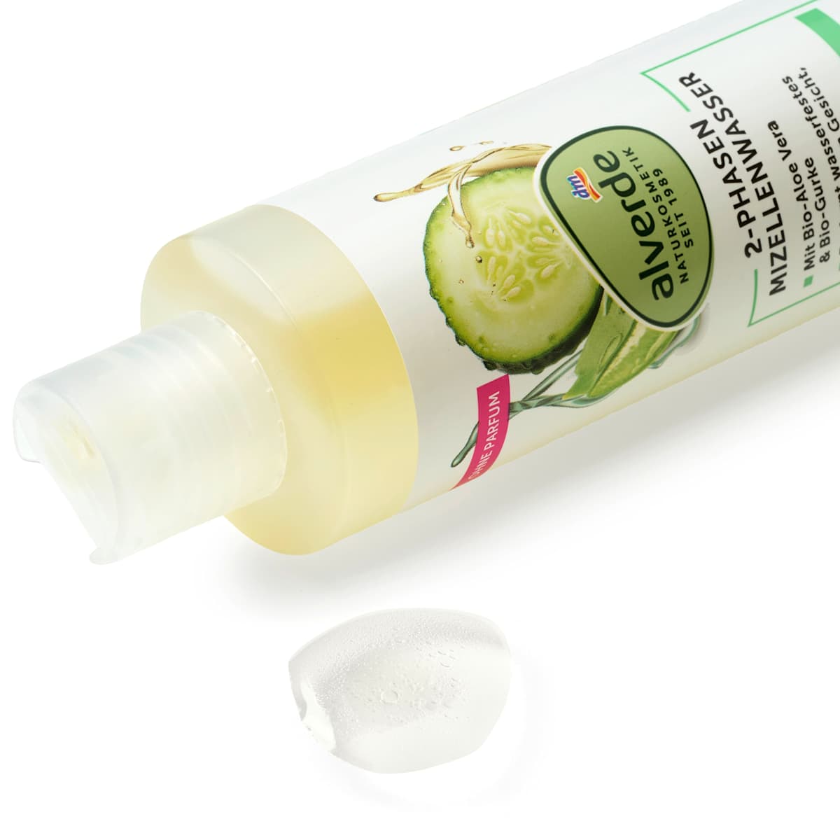 alverde Naturkosmetik 2-Phase Micellar Water Organic Aloe Vera & Cucumber 200 ml