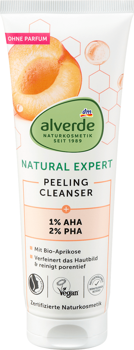 alverde Naturkosmetik Peeling Cleanser Natural Expert 125 ml