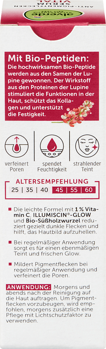 alverde NATURKOSMETIK Vital Pigmentation Spot Serum, 30 ml