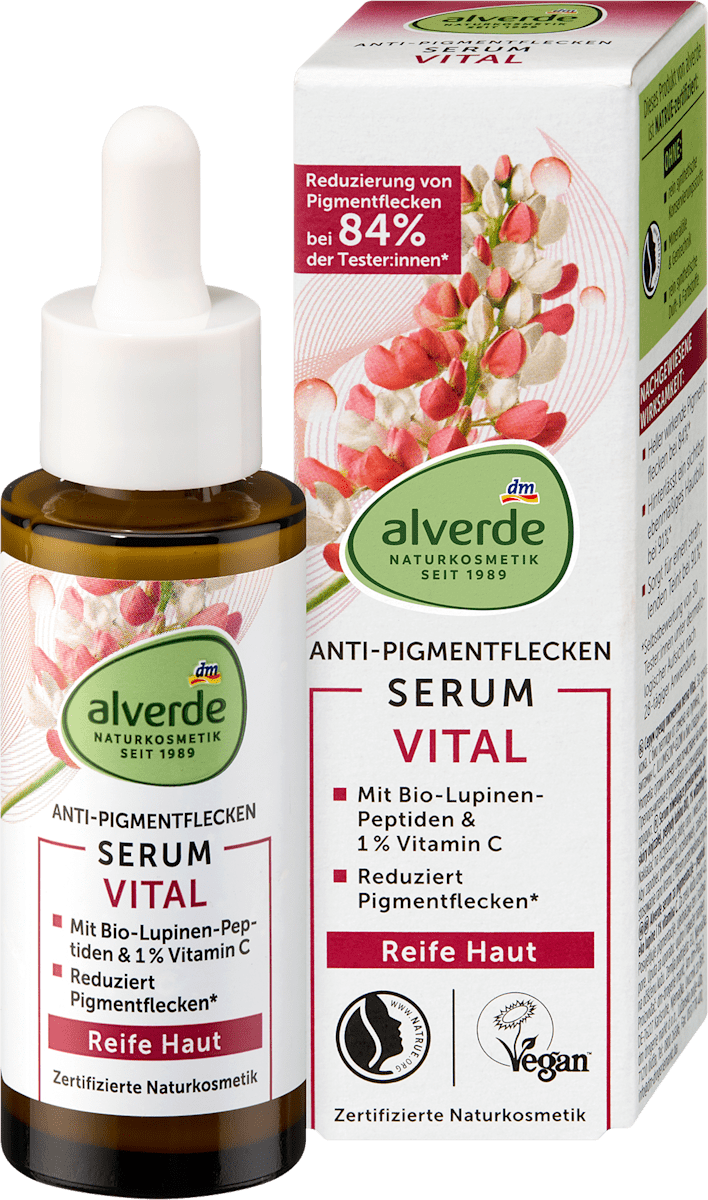 alverde NATURKOSMETIK Vital Pigmentation Spot Serum, 30 ml
