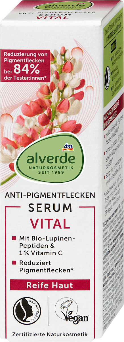 alverde NATURKOSMETIK Vital Pigmentation Spot Serum, 30 ml