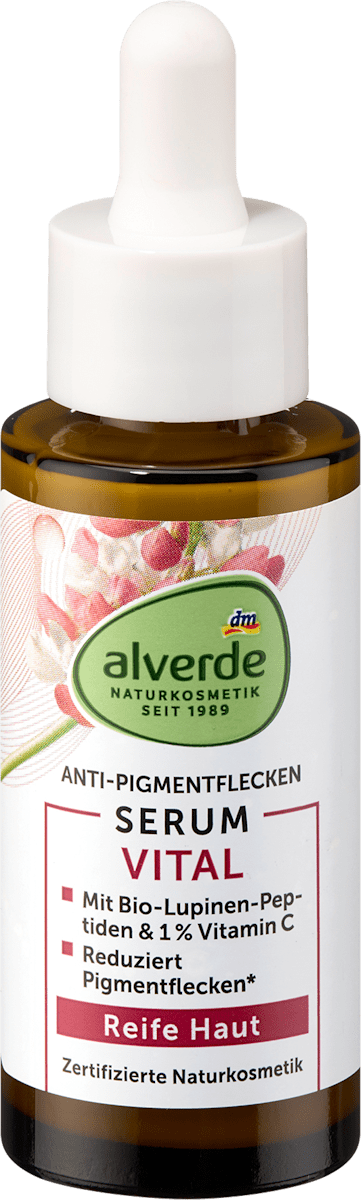alverde NATURKOSMETIK Vital Pigmentation Spot Serum, 30 ml