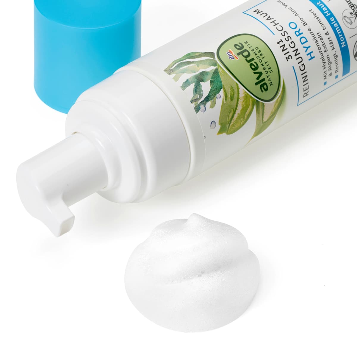 alverde Naturkosmetik 3-in-1 Cleansing Foam Hydro 150 ml