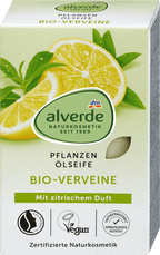 alverde NATURKOSMETIK Bar Soap Vegetable Oil Soap with Verbena, 100 g