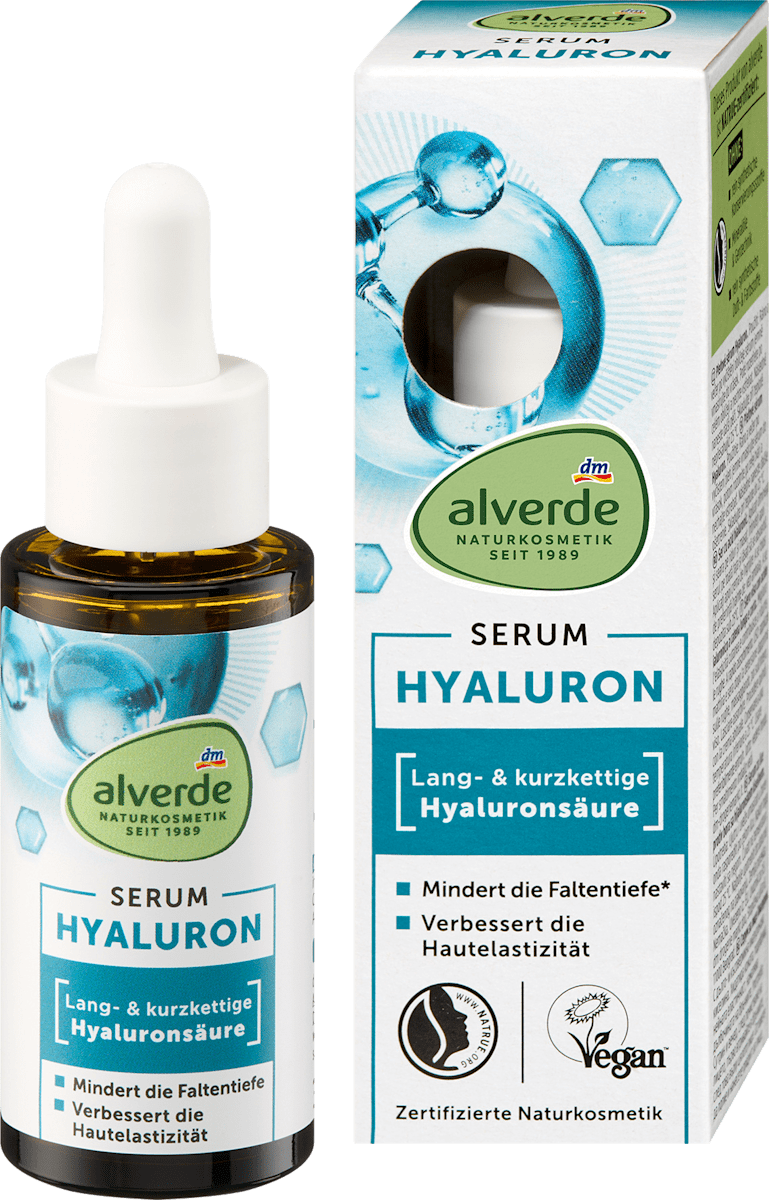 alverde NATURKOSMETIK Hyaluron Serum, 30 ml