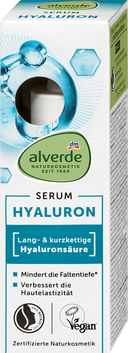 alverde NATURKOSMETIK Hyaluron Serum, 30 ml