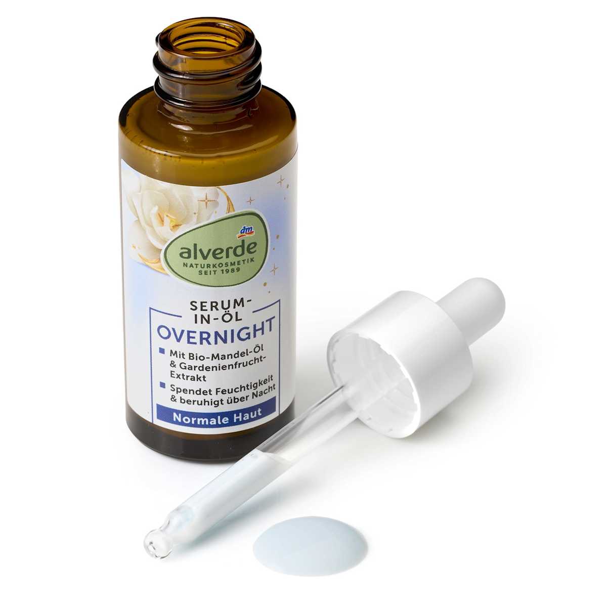 alverde NATURKOSMETIK Serum-in-Oil Overnight, 30 ml