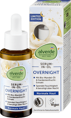 alverde NATURKOSMETIK Serum-in-Oil Overnight, 30 ml