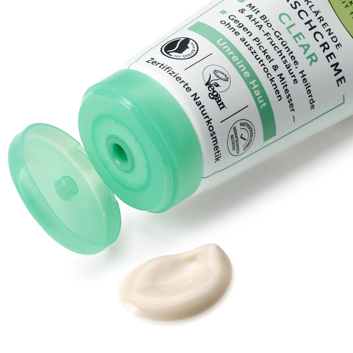 alverde NATURKOSMETIK Clear Wash Cream, 100 ml