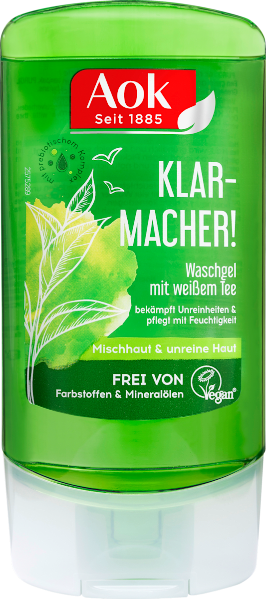 AoK Clarifying Wash Gel with White Tea 150 ml