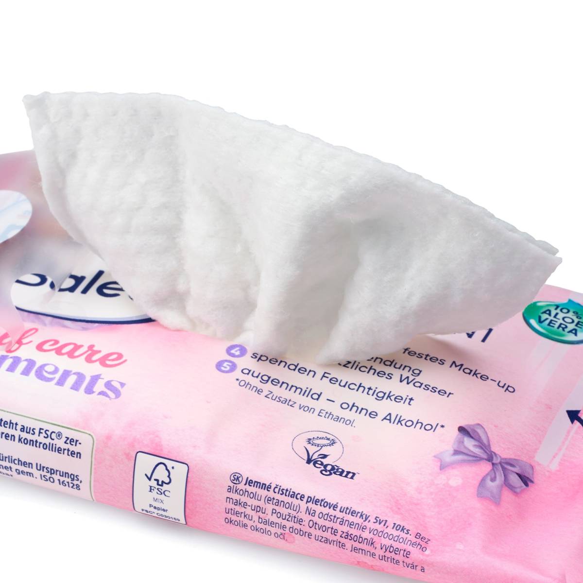 Balea 5in1 Make-up Remover Wipes, Travel Size, 10 pcs