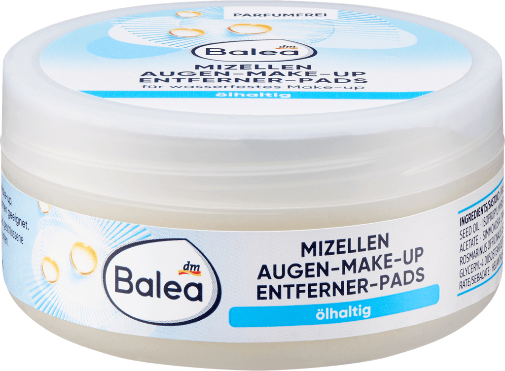 Balea Eye Make-up Remover Pads, 50 pcs