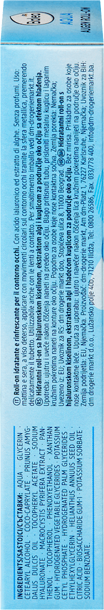 Balea Eye Roll-On Aqua, 15 ml