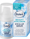 Balea Eye & Lip Serum Beauty Hyaluron, 15 ml