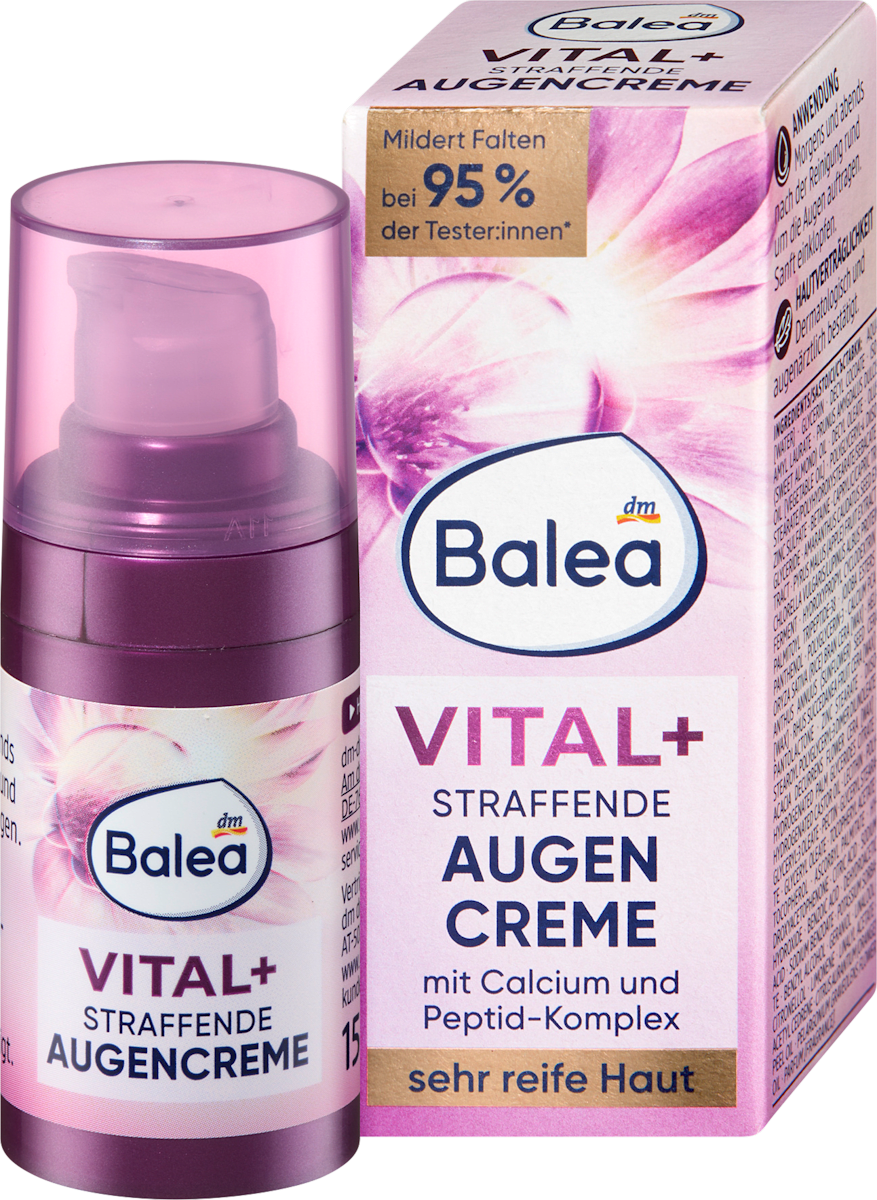 Balea Eye Cream Vital+ Firming, 15 ml