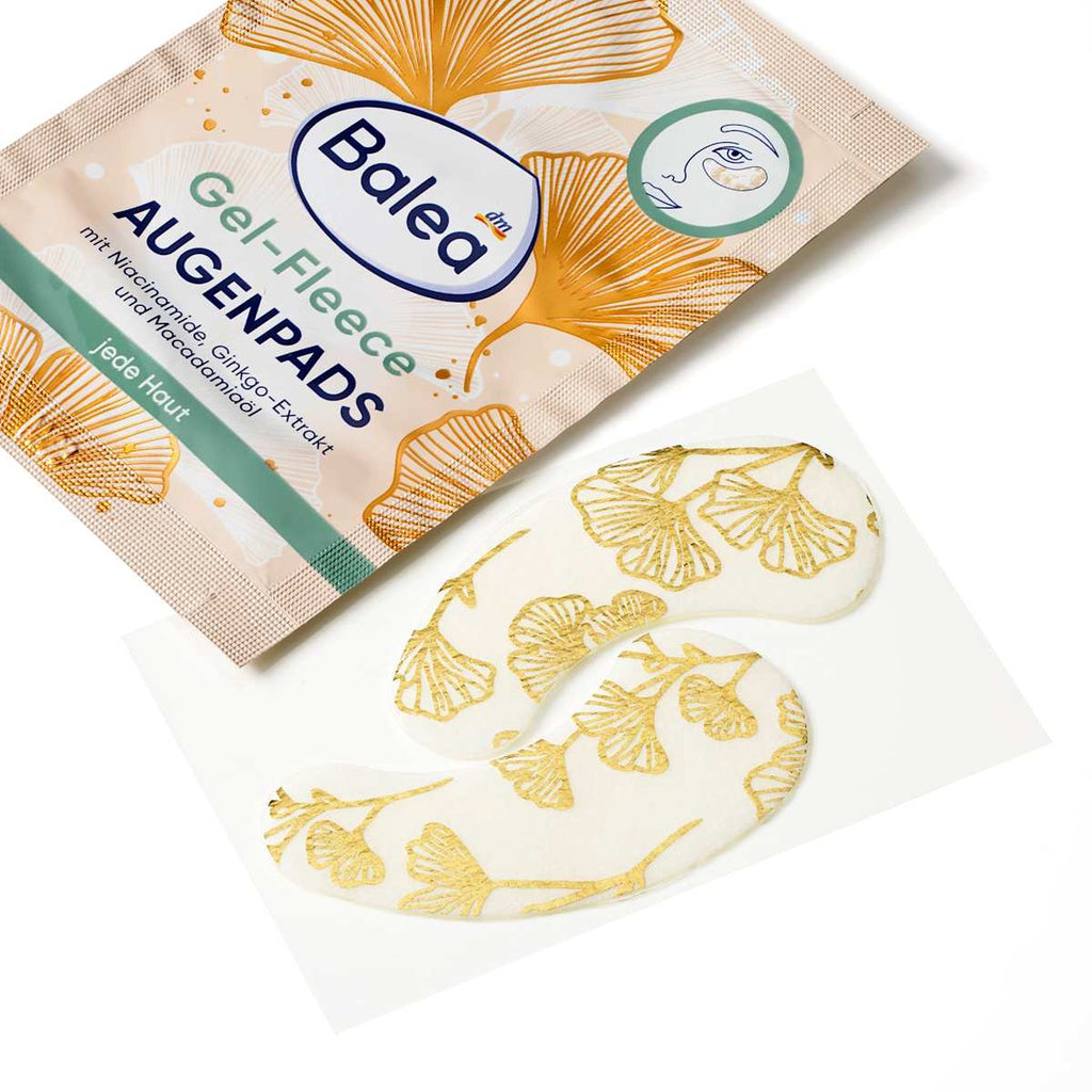 Balea Eye Pads Gel-Fleece (1 pair), 2 pcs