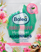 Balea Hydrogel Leaf Eye Pads (1 pair), Jungle Whisper, 2 pcs