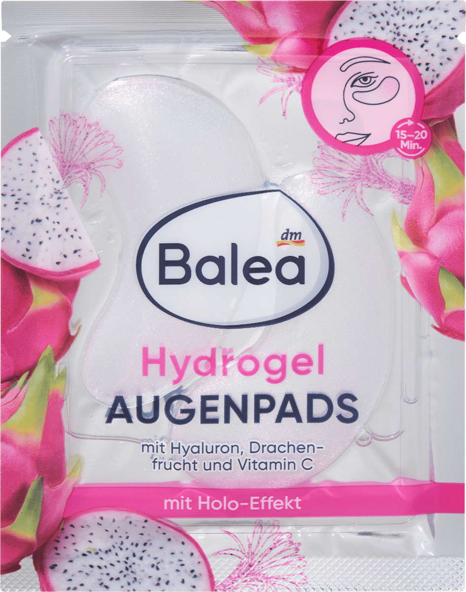 Balea Hydrogel Eye Pads Holo (1 pair), 2 pcs