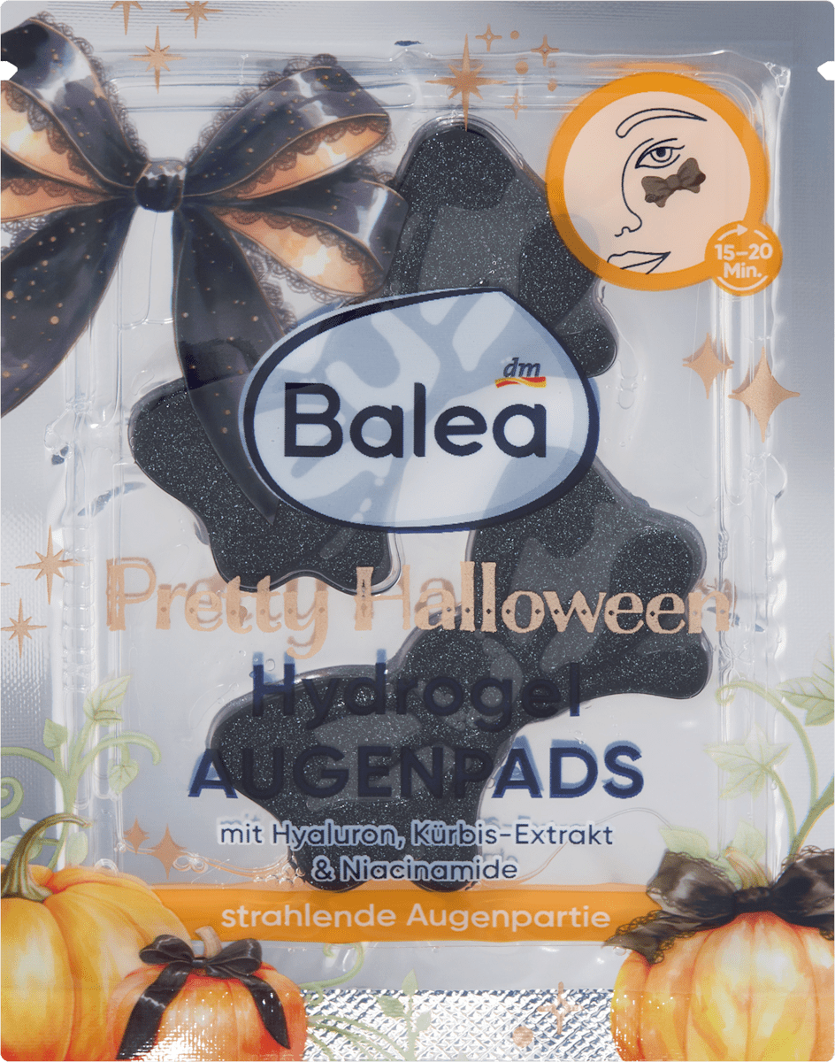 Balea Hydrogel Eye Pads Pretty Halloween (1 pair), 2 pcs