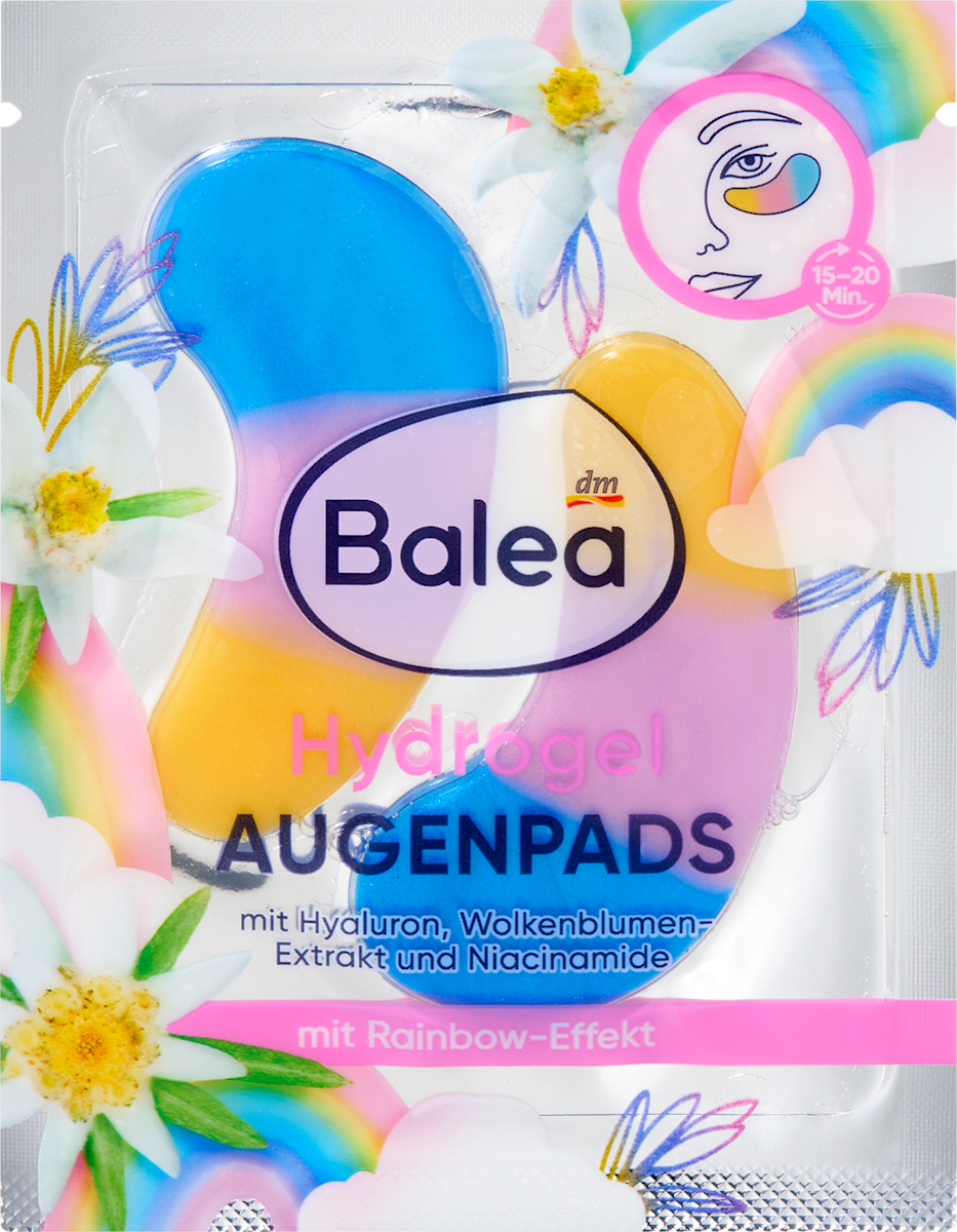 Balea Hydrogel Eye Pads Rainbow