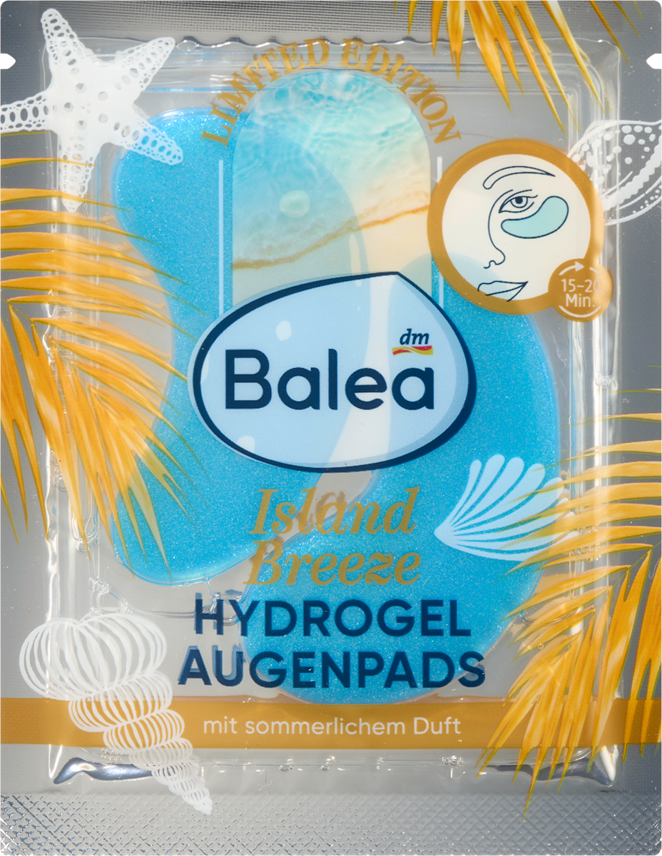 Balea Eye Pads Island Breeze (1 Pair), 2 pcs