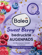 Balea Eye Pads Sweet Berry Printed (1 Pair), 2 pcs