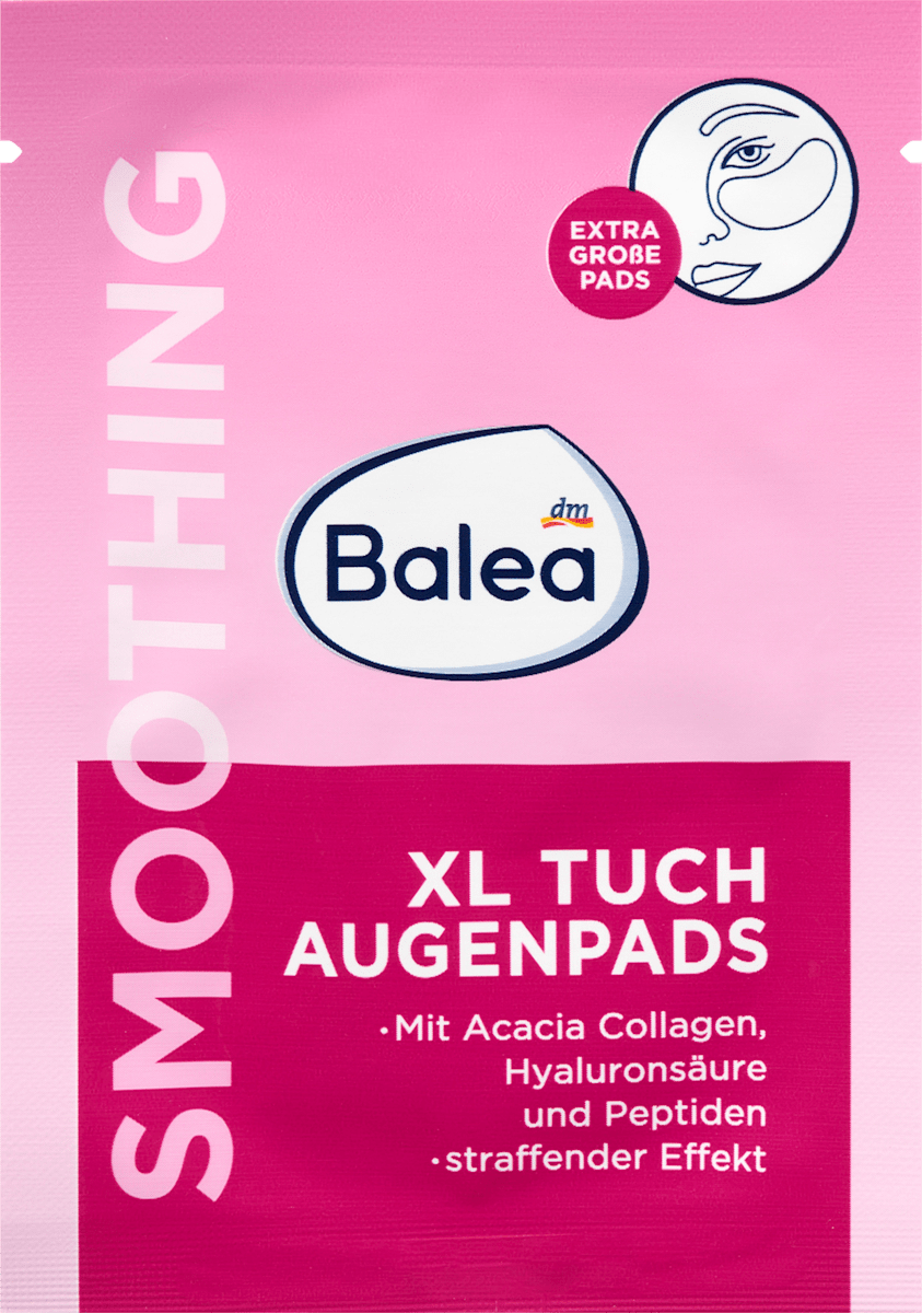 Balea Sheet Eye Pads XL Smoothing (1 pair), 2 pcs