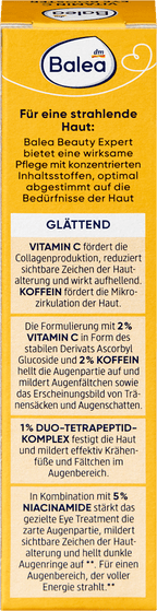 Balea Eye Care Beauty Expert Vitamin C Eye Booster, 15 ml